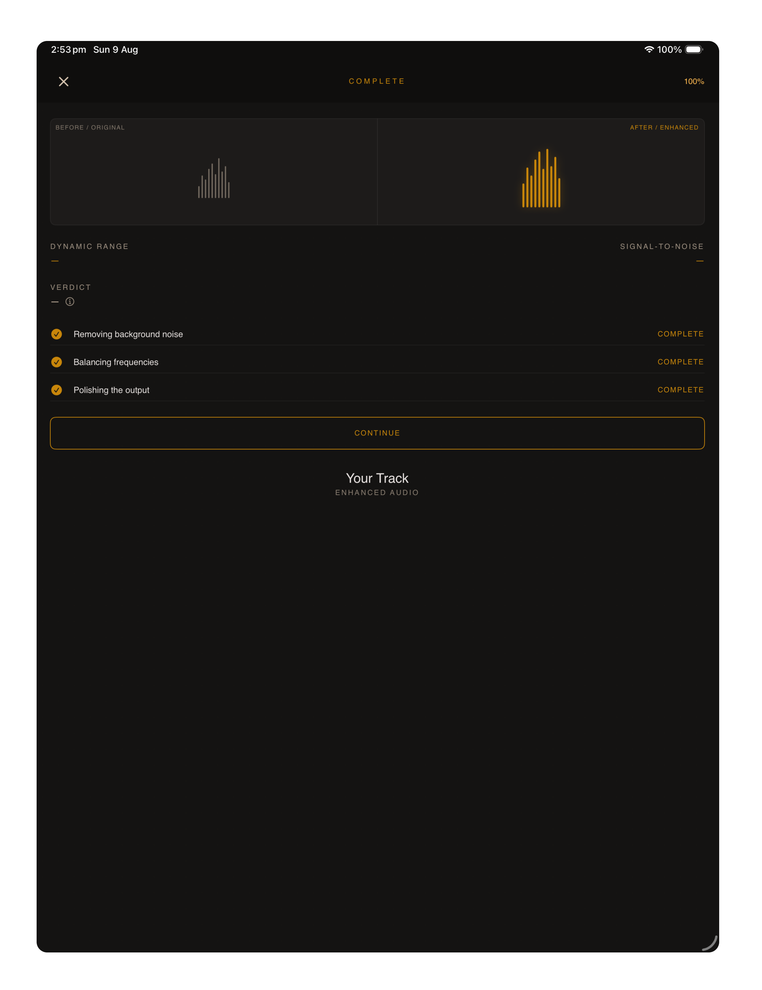 ARP on iPad — enhancement